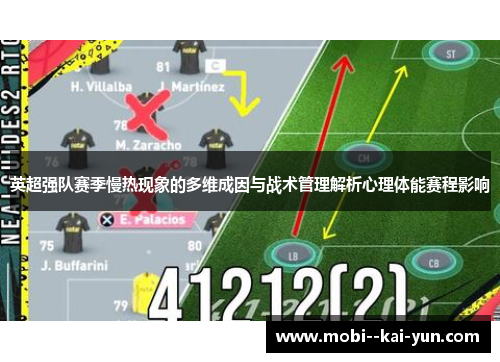 英超强队赛季慢热现象的多维成因与战术管理解析心理体能赛程影响